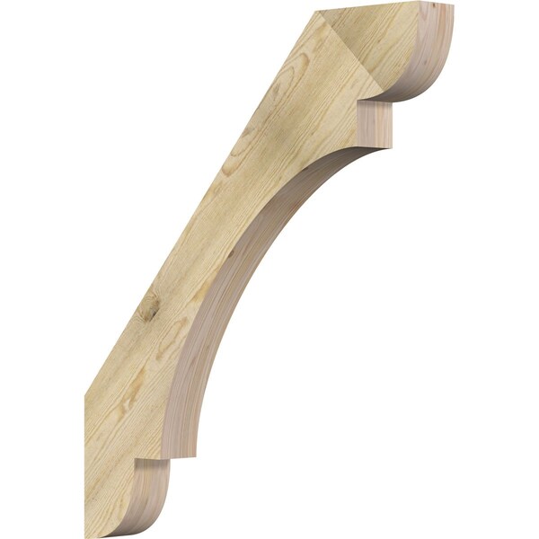 Ekena Millwork 4"W x 34"D x 40"H Olympic Rough Sawn Knee Brace, Douglas Fir BRC04X34X40OLY00RDF - main